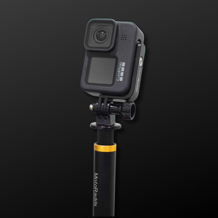 Codo de soporte de montaje vertical de 90 grados de perfil ultrabajo de aluminio para GoPro Hero 9/10/11/12 [Reversible]