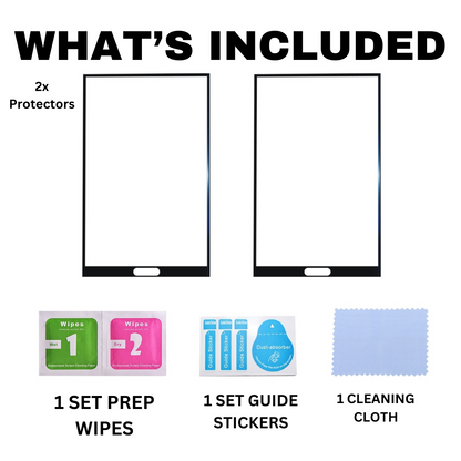 Includes 2x screen protectors for insta360 X3, 1 set of wet/dry prep wipes, 1 set guide stickers, and 1 cleaning cloth