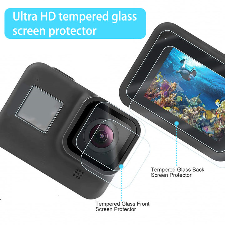 Protector de pantalla de cristal para GoPro Hero 8
