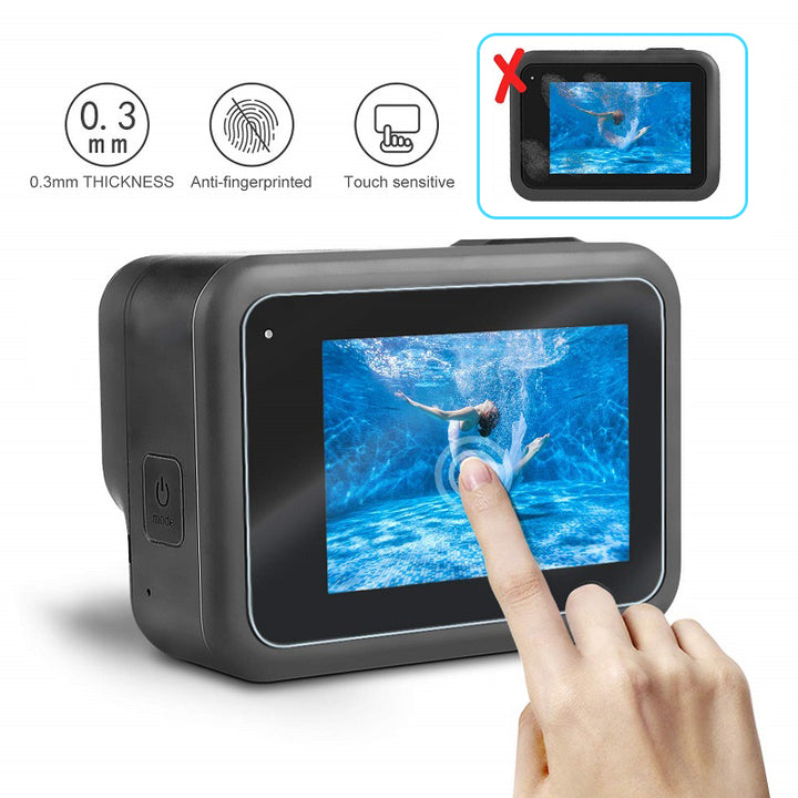 Protector de pantalla de cristal para GoPro Hero 8