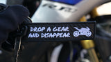 Drop a Gear and Disappear Carbon Fiber Key Tag